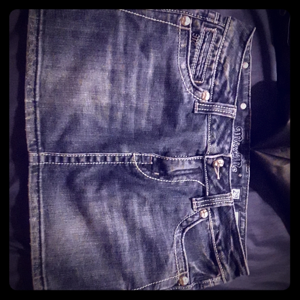 Miss Me Jean skirt.